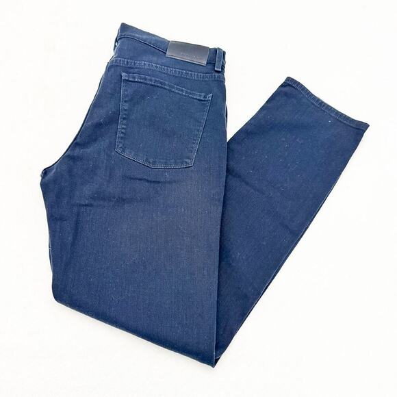 Mott & Bow Slim Mercury Blue Straight Leg Denim Jeans Size 34 x 32 - Picture 10 of 10